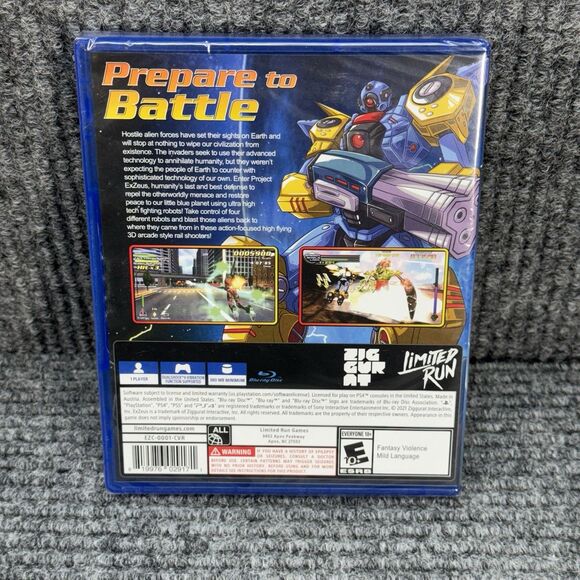 ExZeus: The Complete Collection PS4 Limited Run PlayStation 4 Video Game Sealed - Picture 2 of 3